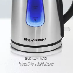 Elite Gourmet 1.7-Liter Stainless Steel Cordless Electric Kettle -Zojirushi Sales Store 1669887 ALT5