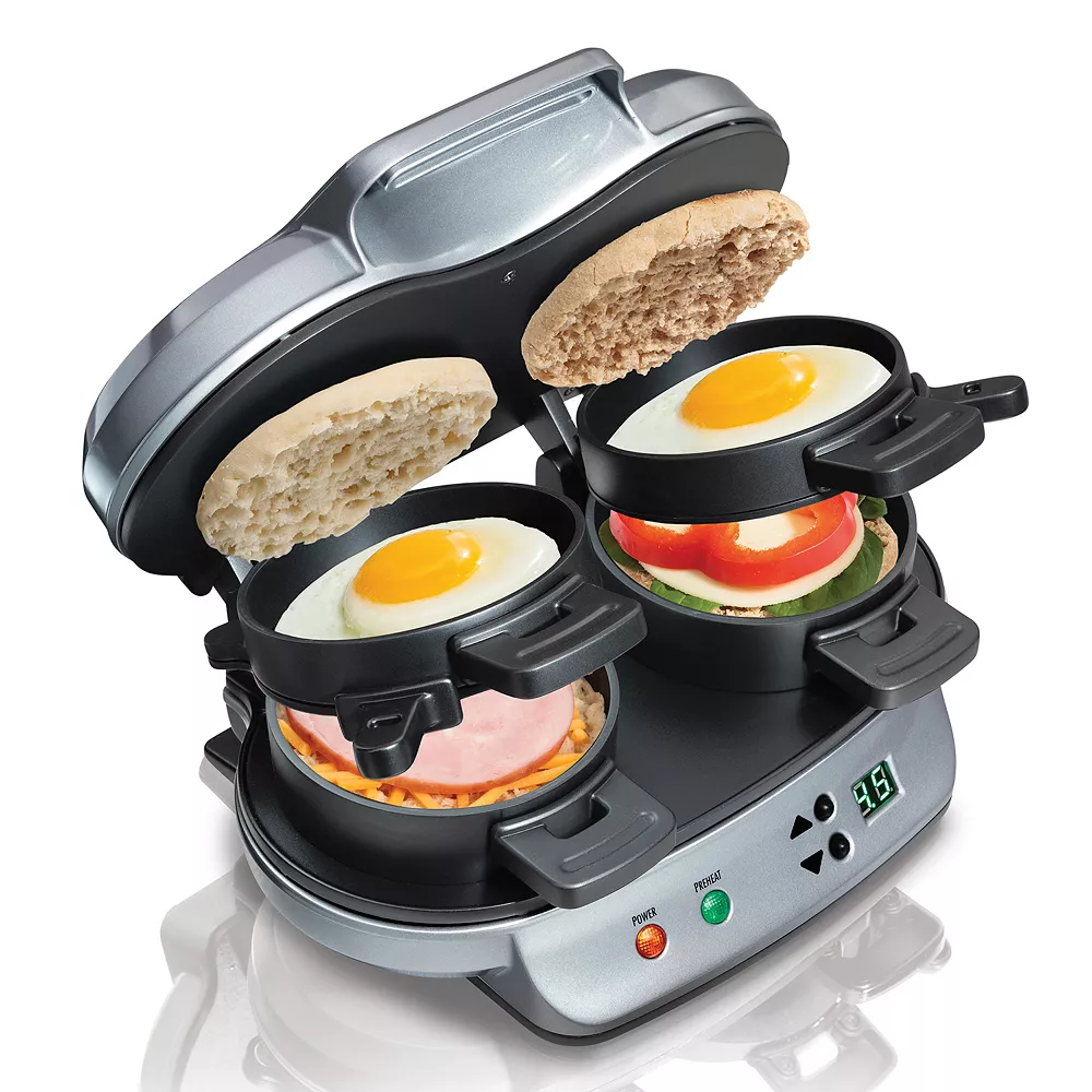 Hamilton Beach Dual Breakfast Sandwich Maker 4 Hamilton Beach Dual Breakfast Sandwich Maker - Image 2