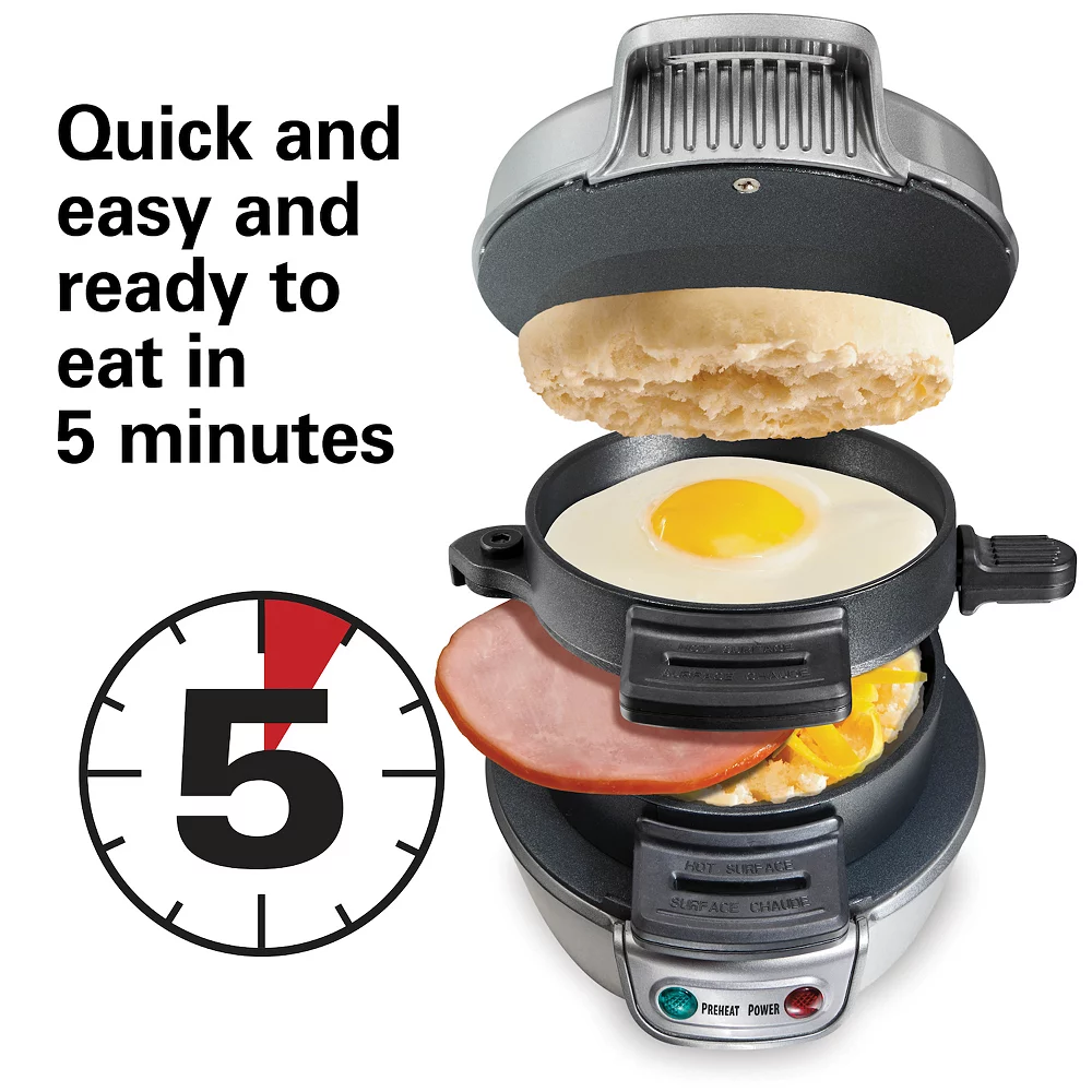 Hamilton Beach Breakfast Sandwich Maker 5 Hamilton Beach Breakfast Sandwich Maker - Image 3