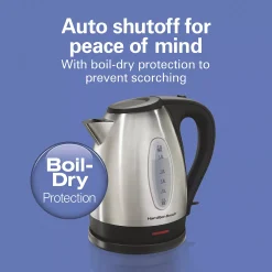 Hamilton Beach 1.7-Liter Electric Kettle -Zojirushi Sales Store 2203651 ALT2