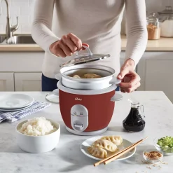 Oster® Oster 6-Cup Rice Cooker With Steam Tray 12 Oster® Oster 6-Cup Rice Cooker With Steam Tray -Zojirushi Sales Store 238326 ALT5