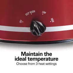 Hamilton Beach 8-qt. Metallic Slow Cooker -Zojirushi Sales Store 2947781 ALT4