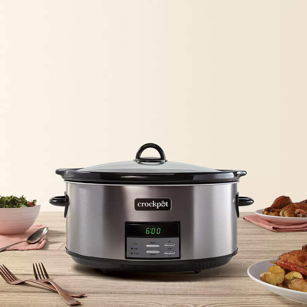 Crockpot™ 8-qt. Black Stainless Digital Slow Cooker 4 Crockpot™ 8-qt. Black Stainless Digital Slow Cooker - Image 2