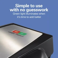 Hamilton Beach Belgian Waffle Maker -Zojirushi Sales Store 3216484 ALT5