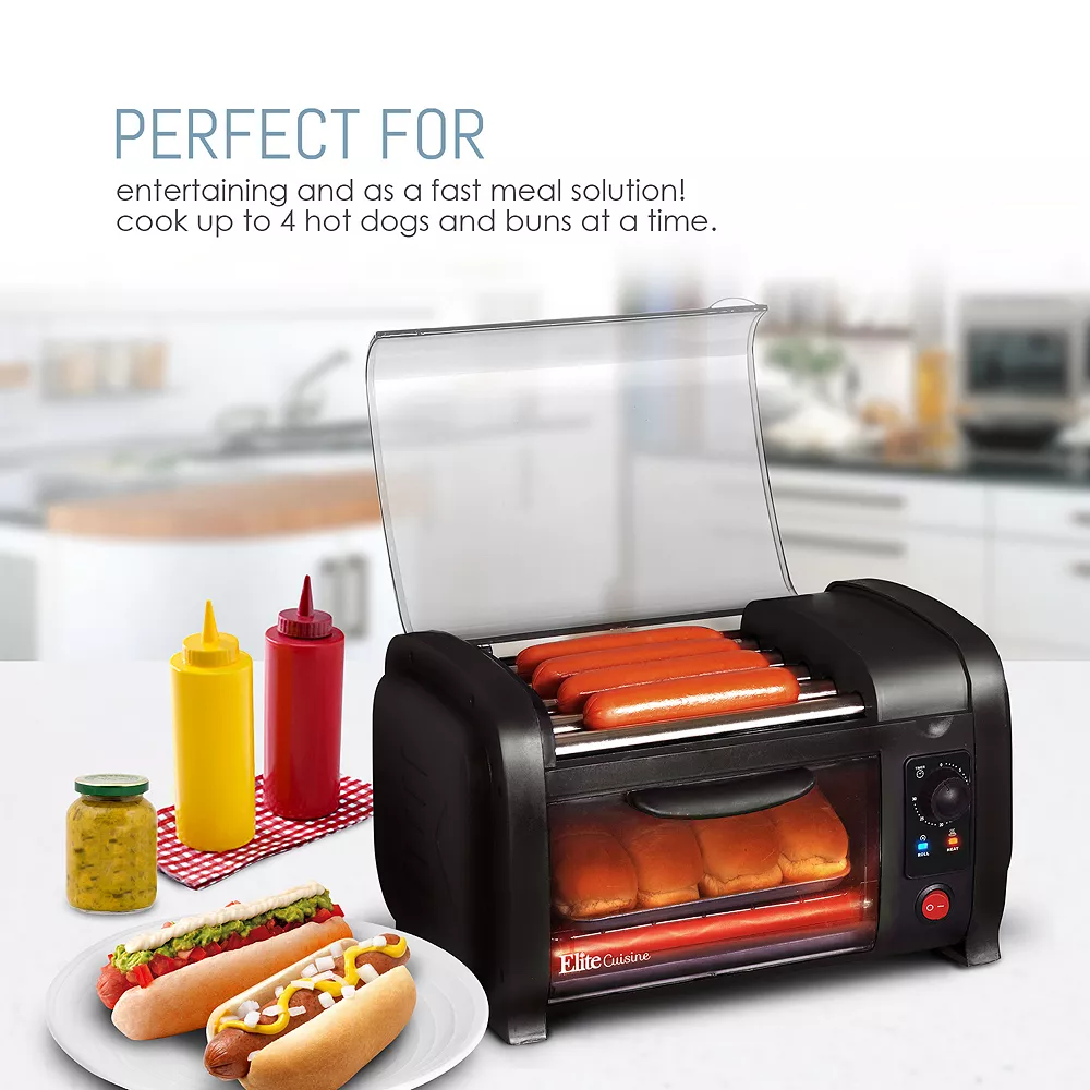 Elite Cuisine Hot Dog Roller / Toaster Oven 4 Elite Cuisine Hot Dog Roller / Toaster Oven - Image 2