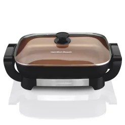 Hamilton Beach Copper Ceramic Skillet With Removable Pan