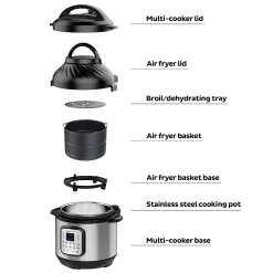 Instant Pot Duo Crisp 8-qt Pressure Cooker & Air Fryer Combo 9 Instant Pot Duo Crisp 8-qt Pressure Cooker & Air Fryer Combo -Zojirushi Sales Store 3904743 ALT