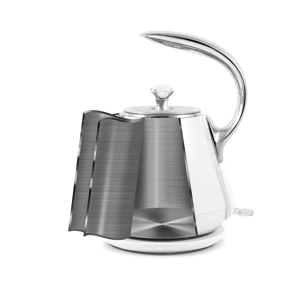 Elite Gourmet 1.2-Liter Stainless Steel Electric Kettle 6 Elite Gourmet 1.2-Liter Stainless Steel Electric Kettle - Image 4