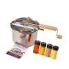 Wabash Valley Farms Stainless Steel Whirley-Pop Popcorn Popper Starter Set -Zojirushi Sales Store 4310311