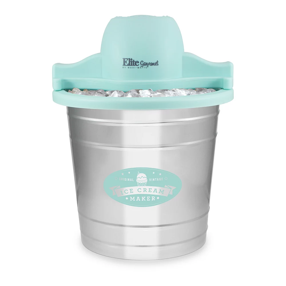 Elite Gourmet 4-qt. Old-Fashioned Electric Ice Cream Maker 3 Elite Gourmet 4-qt. Old-Fashioned Electric Ice Cream Maker