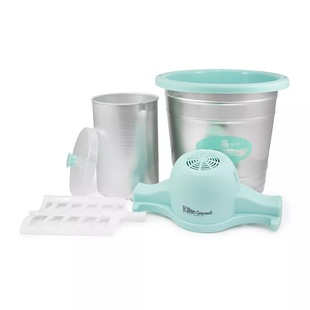 Elite Gourmet 4-qt. Old-Fashioned Electric Ice Cream Maker 4 Elite Gourmet 4-qt. Old-Fashioned Electric Ice Cream Maker - Image 2