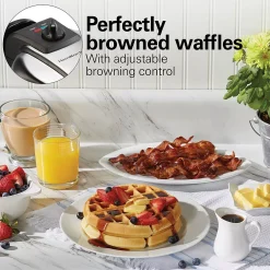 Hamilton Beach Durathon Belgian Waffle Maker 10 Hamilton Beach Durathon Belgian Waffle Maker -Zojirushi Sales Store 4498608 ALT4