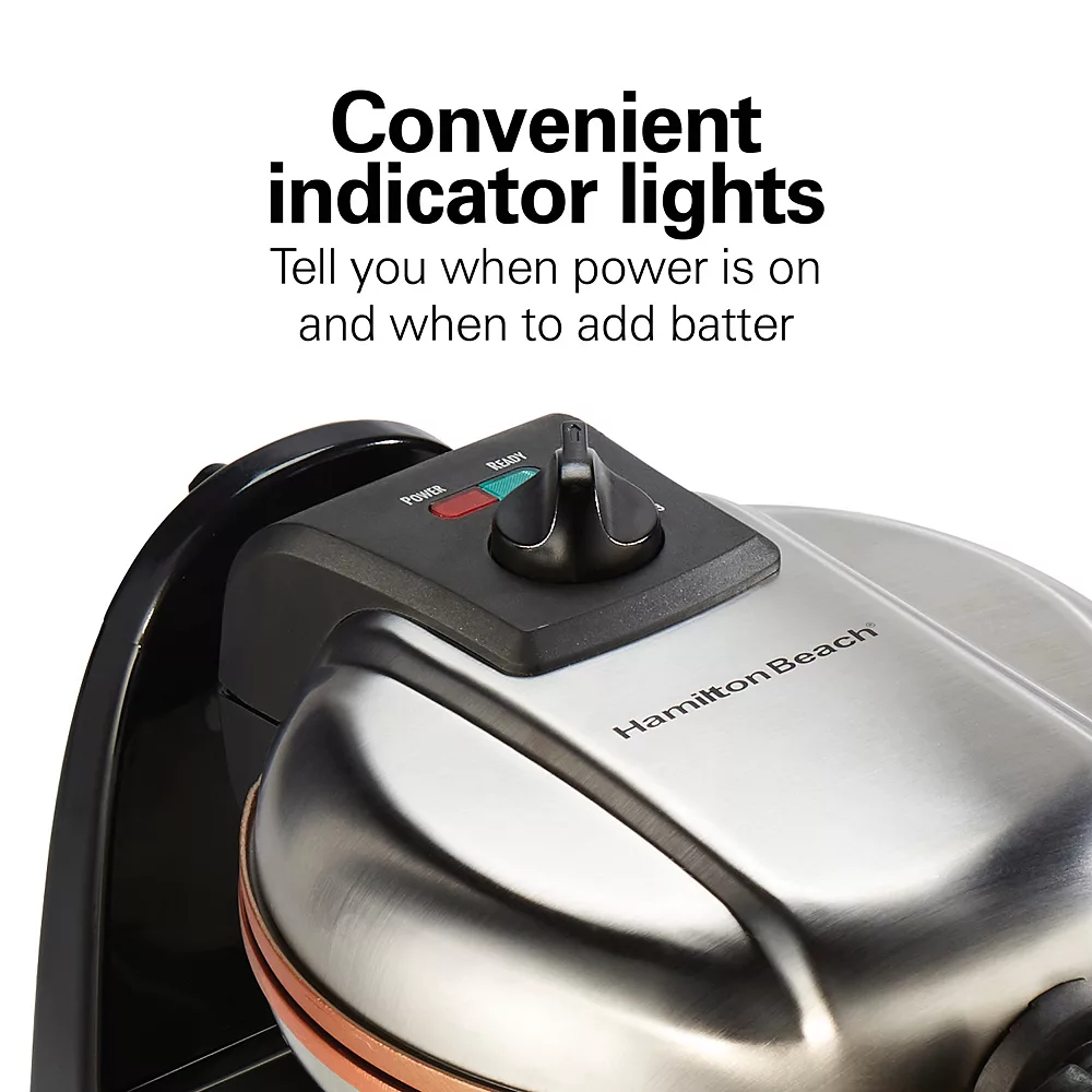 Hamilton Beach Durathon Belgian Waffle Maker 7 Hamilton Beach Durathon Belgian Waffle Maker - Image 5
