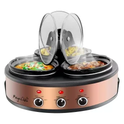 MegaChef 1.5-qt. Triple Slow Cooker & Buffet Server