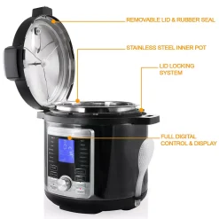 MegaChef 6-qt. Stainless Steel Digital Pressure Cooker -Zojirushi Sales Store 4654567 ALT4