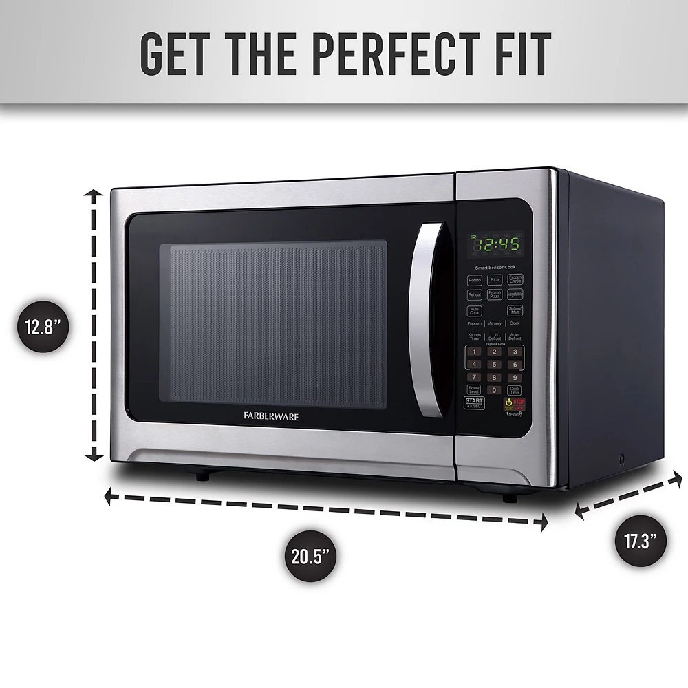 Farberware® Professional 1100-Watt Microwave Oven With Sensor Cooking 5 Farberware® Professional 1100-Watt Microwave Oven With Sensor Cooking - Image 3