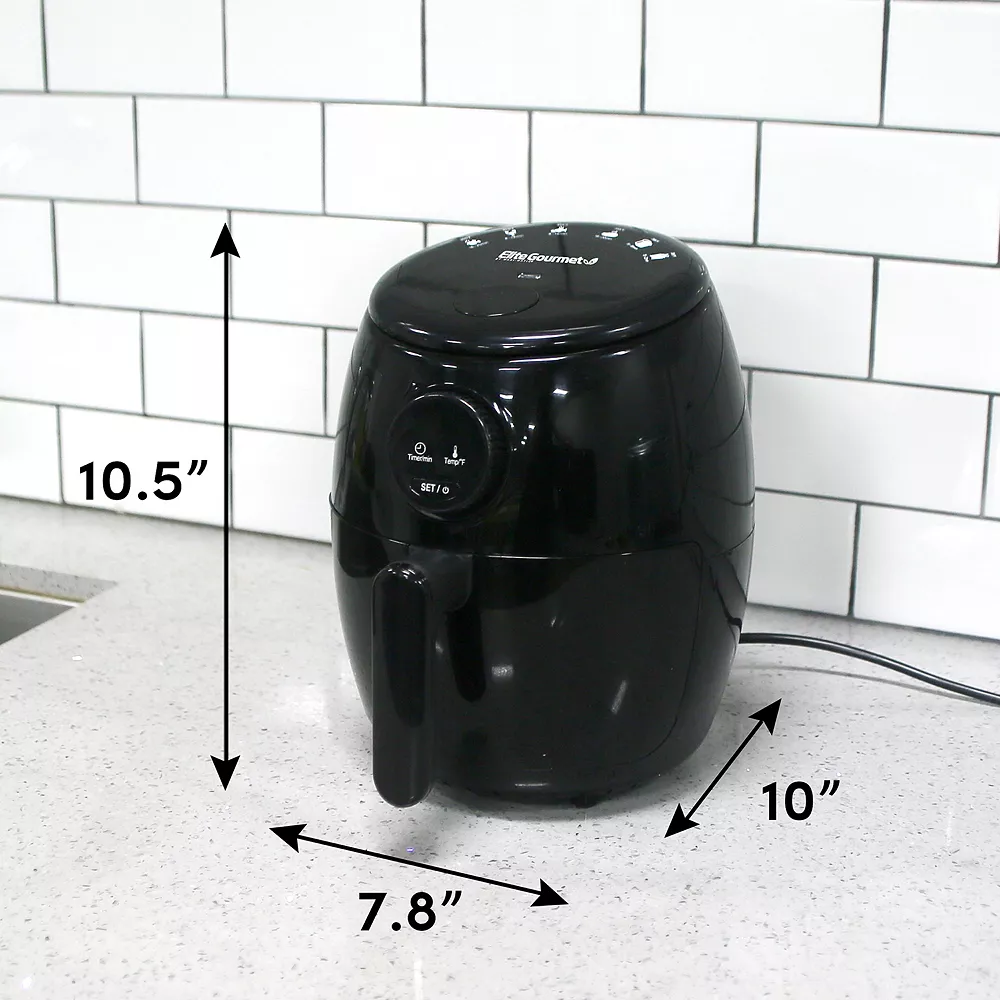 Elite Gourmet 2.1-qt. Compact Digital Air Fryer 5 Elite Gourmet 2.1-qt. Compact Digital Air Fryer - Image 3