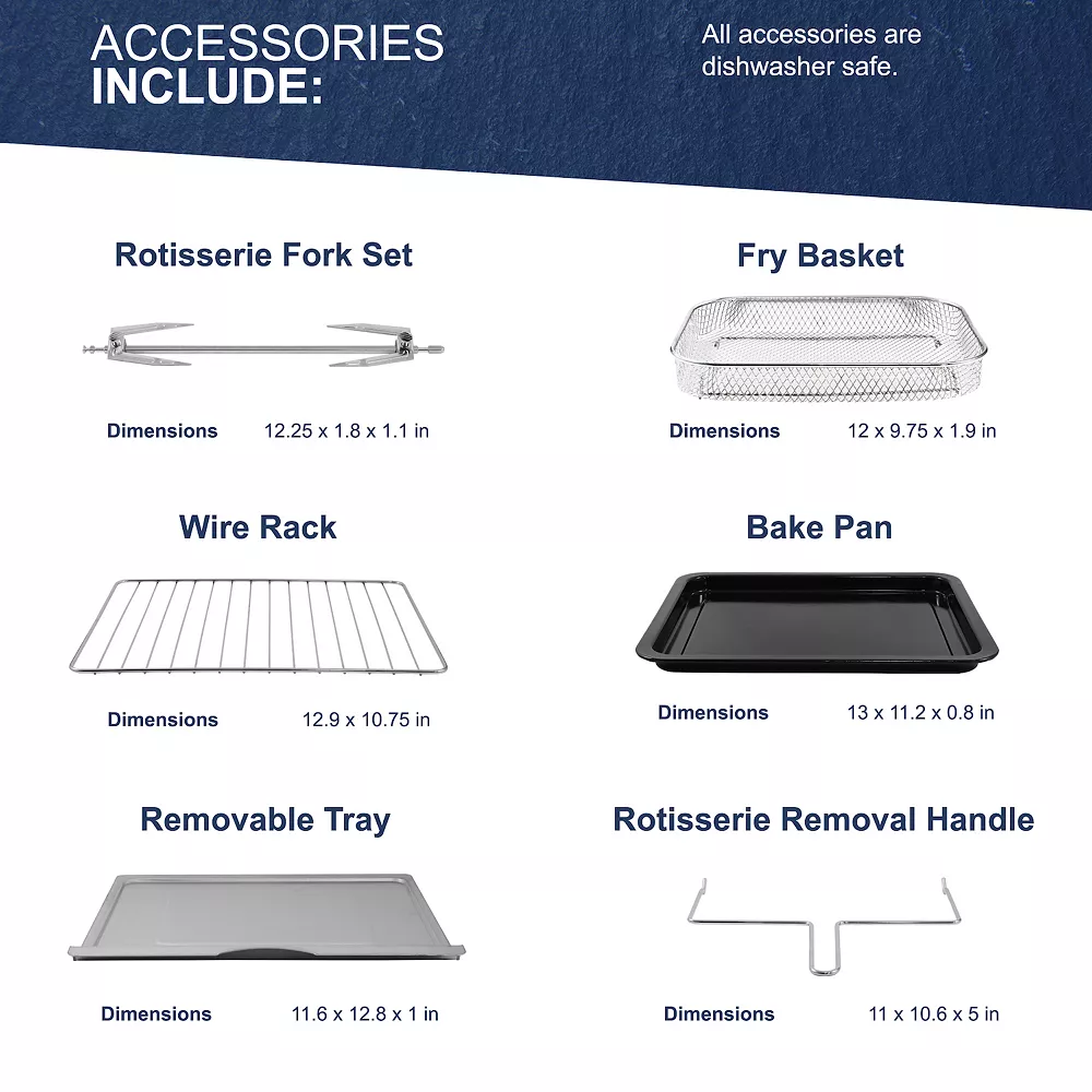 Elite Gourmet Programmable Air Fryer Oven 5 Elite Gourmet Programmable Air Fryer Oven - Image 3