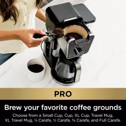 Ninja DualBrew Pro Specialty Coffee System, Single-Serve & 12-Cup Drip Coffee Maker CFP301 -Zojirushi Sales Store 5018060 ALT3
