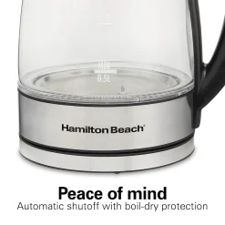 Hamilton Beach Variable Temperature 1.7-Liter Electric Kettle -Zojirushi Sales Store 5046254 ALT20