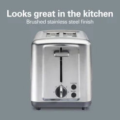 Hamilton Beach 2-Slice Brushed Stainless Steel Toaster -Zojirushi Sales Store 5046305 ALT91