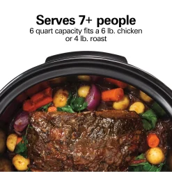 Hamilton Beach Programmable 6-qt. Defrost Slow Cooker -Zojirushi Sales Store 5046612 ALT11