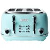 Haden Heritage 4-Slice Wide Slot Stainless Steel Body Retro Toaster, Turquoise -Zojirushi Sales Store 5088858