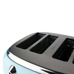 Haden Heritage 4-Slice Wide Slot Stainless Steel Body Retro Toaster, Turquoise 8 Haden Heritage 4-Slice Wide Slot Stainless Steel Body Retro Toaster, Turquoise -Zojirushi Sales Store 5088858 ALT2