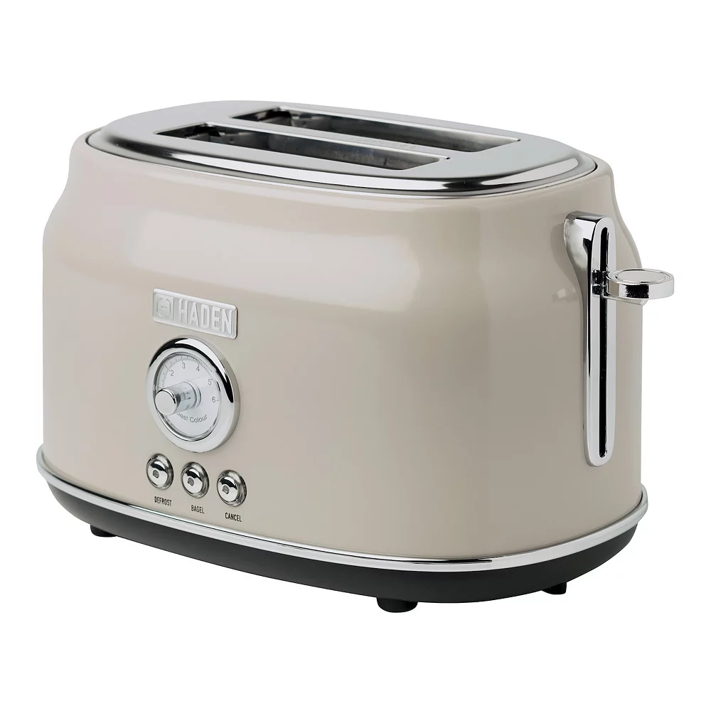 Haden 75003 Dorset Wide Slot Stainless Steel Retro 2-Slice Toaster, Putty Beige 3 Haden 75003 Dorset Wide Slot Stainless Steel Retro 2-Slice Toaster, Putty Beige