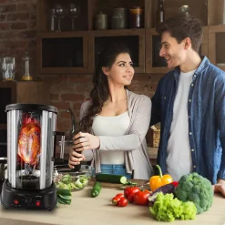 NutriChef PKRTVG34 Kitchen Countertop Rotisserie Toaster Oven Cooker With Rack -Zojirushi Sales Store 5105220 ALT2