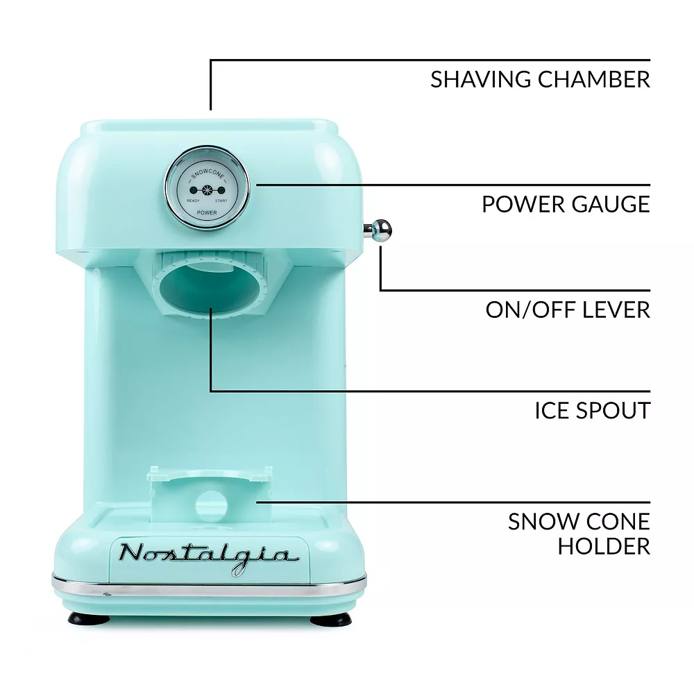 Nostalgia Electrics Classic Retro Snow Cone Maker 7 Nostalgia Electrics Classic Retro Snow Cone Maker - Image 5