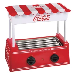 Nostalgia Electrics Coca-Cola Hot Dog Roller & Bun Warmer