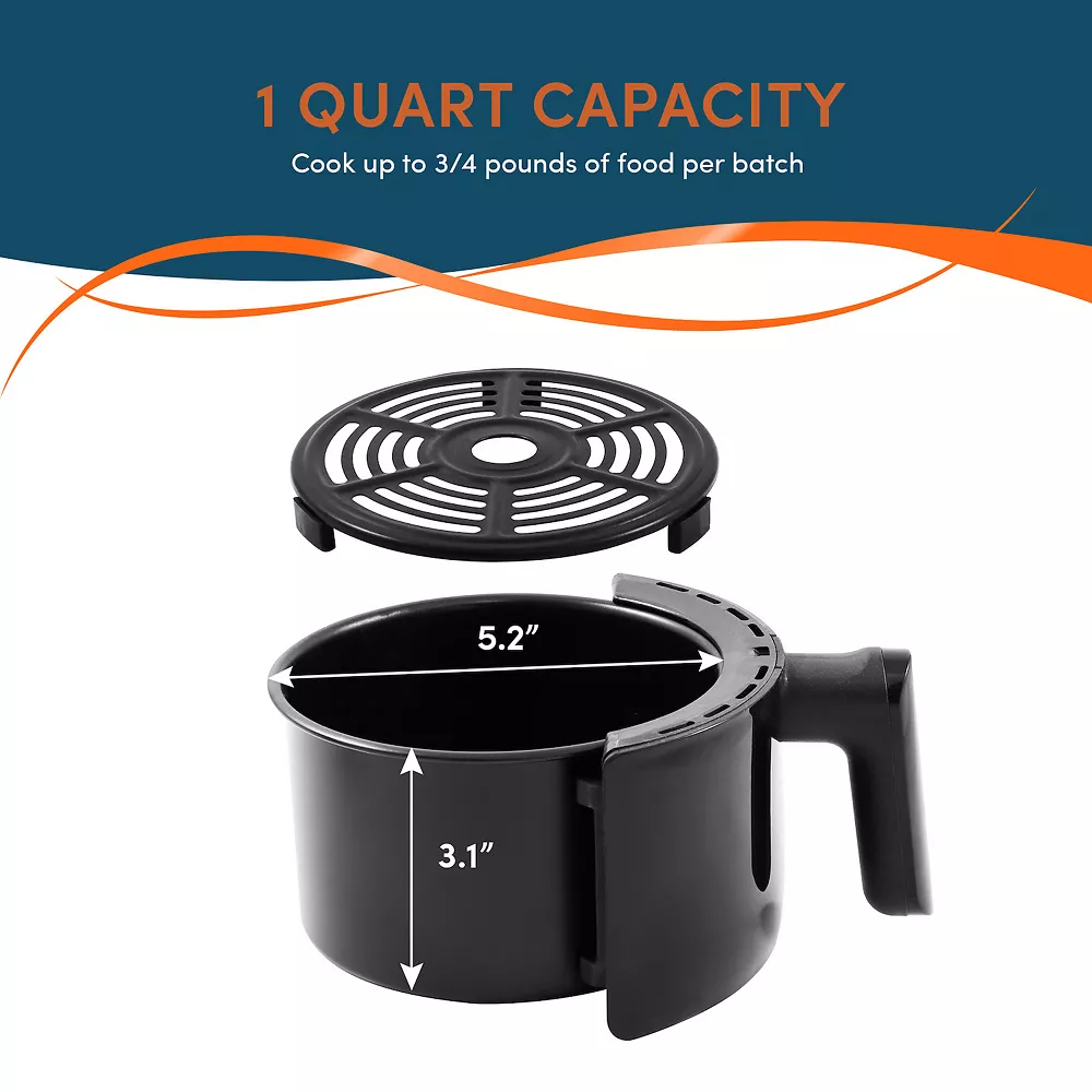 Elite 1-qt. Compact Air Fryer 5 Elite 1-qt. Compact Air Fryer - Image 3