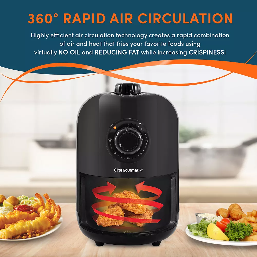 Elite 1-qt. Compact Air Fryer 7 Elite 1-qt. Compact Air Fryer - Image 5