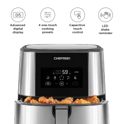 Chefman 8-qt. Stainless Steel TurboFry Digital Air Fryer -Zojirushi Sales Store 5196718 ALT3
