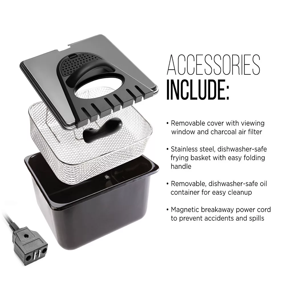 Chefman 4.5-Liter Deep Fryer 4 Chefman 4.5-Liter Deep Fryer - Image 2