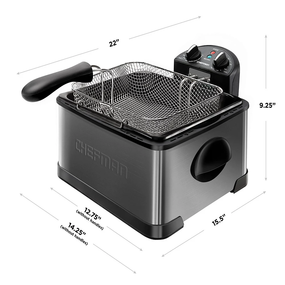Chefman 4.5-Liter Deep Fryer 6 Chefman 4.5-Liter Deep Fryer - Image 4