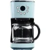 Haden Heritage 12 Cup Programmable Vintage Retro Home Coffee Maker Machine, Blue -Zojirushi Sales Store 5227928
