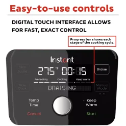 Instant Pot Instant 6-qt. Dutch Oven With Enameled Cast-Iron Cooking Pot 11 Instant Pot Instant 6-qt. Dutch Oven With Enameled Cast-Iron Cooking Pot -Zojirushi Sales Store 5267323 ALT6