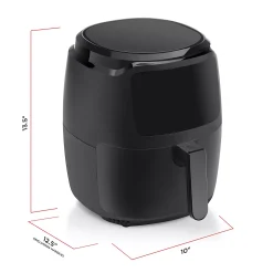 Chefman TurboFry Matte Black 5-qt. Digital Air Fryer -Zojirushi Sales Store 5503045 ALT4