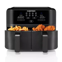 Chefman TurboFry Digital Touch Dual Basket Air Fryer 9 Chefman TurboFry Digital Touch Dual Basket Air Fryer -Zojirushi Sales Store 5503046 ALT3