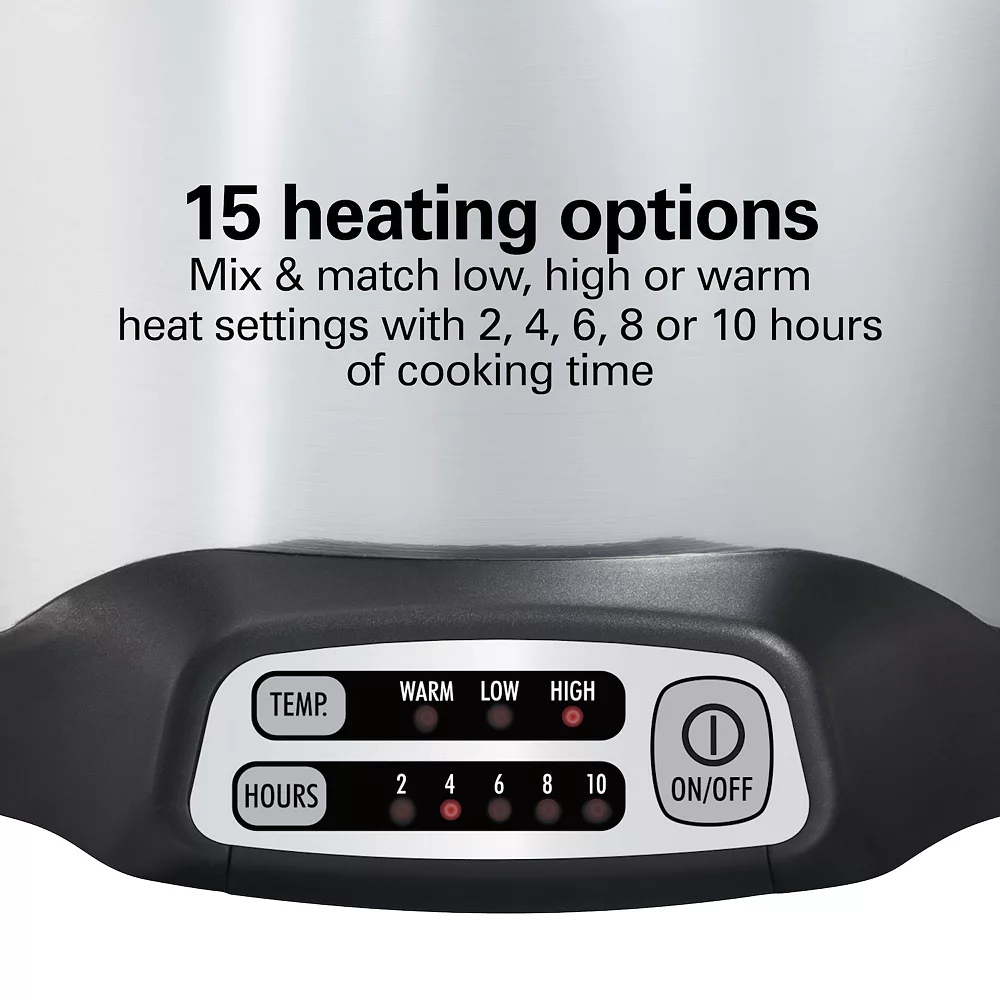 Hamilton Beach Sear & Cook Programmable 10-qt. Stockpot Slow Cooker 6 Hamilton Beach Sear & Cook Programmable 10-qt. Stockpot Slow Cooker - Image 4