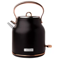 Haden Heritage Stainless Steel Electric Water And Tea Kettle, Copper And Black