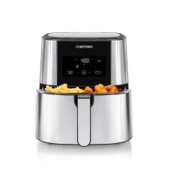 Chefman 8-qt. TurboFry Stainless Steel Air Fryer With Basket Divider -Zojirushi Sales Store 5772121 ALT