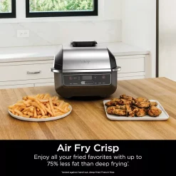 Ninja Foodi 6-in-1 Indoor Grill & Air Fryer Plus Broil, Bake, Roast & Dehydrate -Zojirushi Sales Store 5799750 ALT4