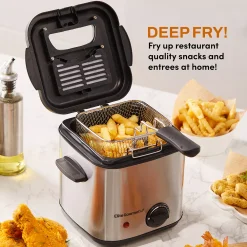 Elite Gourmet 1.5-qt. Stainless Steel Deep Fryer -Zojirushi Sales Store 5806027 ALT2
