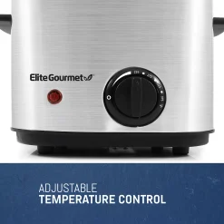 Elite Gourmet 1.5-qt. Stainless Steel Deep Fryer -Zojirushi Sales Store 5806027 ALT4