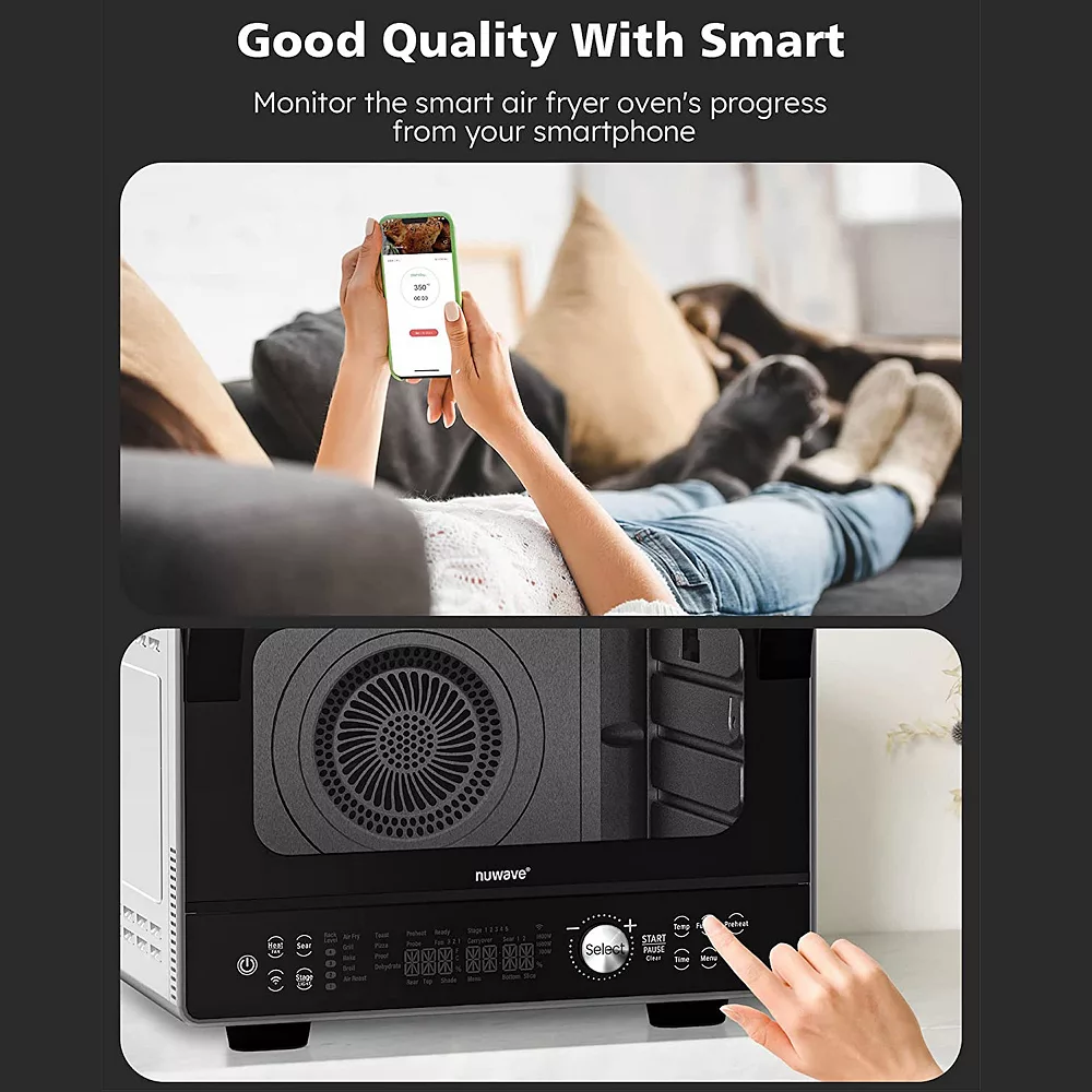 NuWave 34-qt. Pro-Smart IQ 360 Oven Air Fryer Grill 8 NuWave 34-qt. Pro-Smart IQ 360 Oven Air Fryer Grill - Image 6