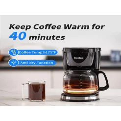 CYETUS 12-Cup Home Barista Drip Coffee Brewer Machine -Zojirushi Sales Store 5831241 ALT3