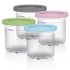 Ninja CREAMi Pints And Colored Lids - 4 Pack, Compatible With NC300 Series 2 Ninja CREAMi Pints And Colored Lids - 4 Pack, Compatible With NC300 Series -Zojirushi Sales Store 5857107